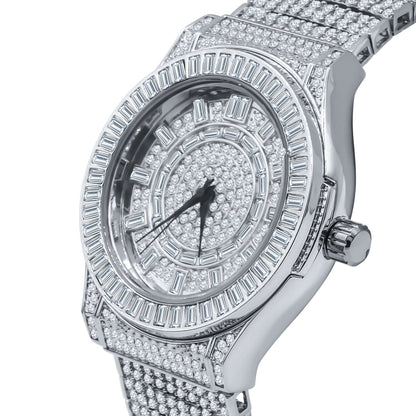 GALLANT CZ Watch | 5110331 - Stunning Rhodium Finish