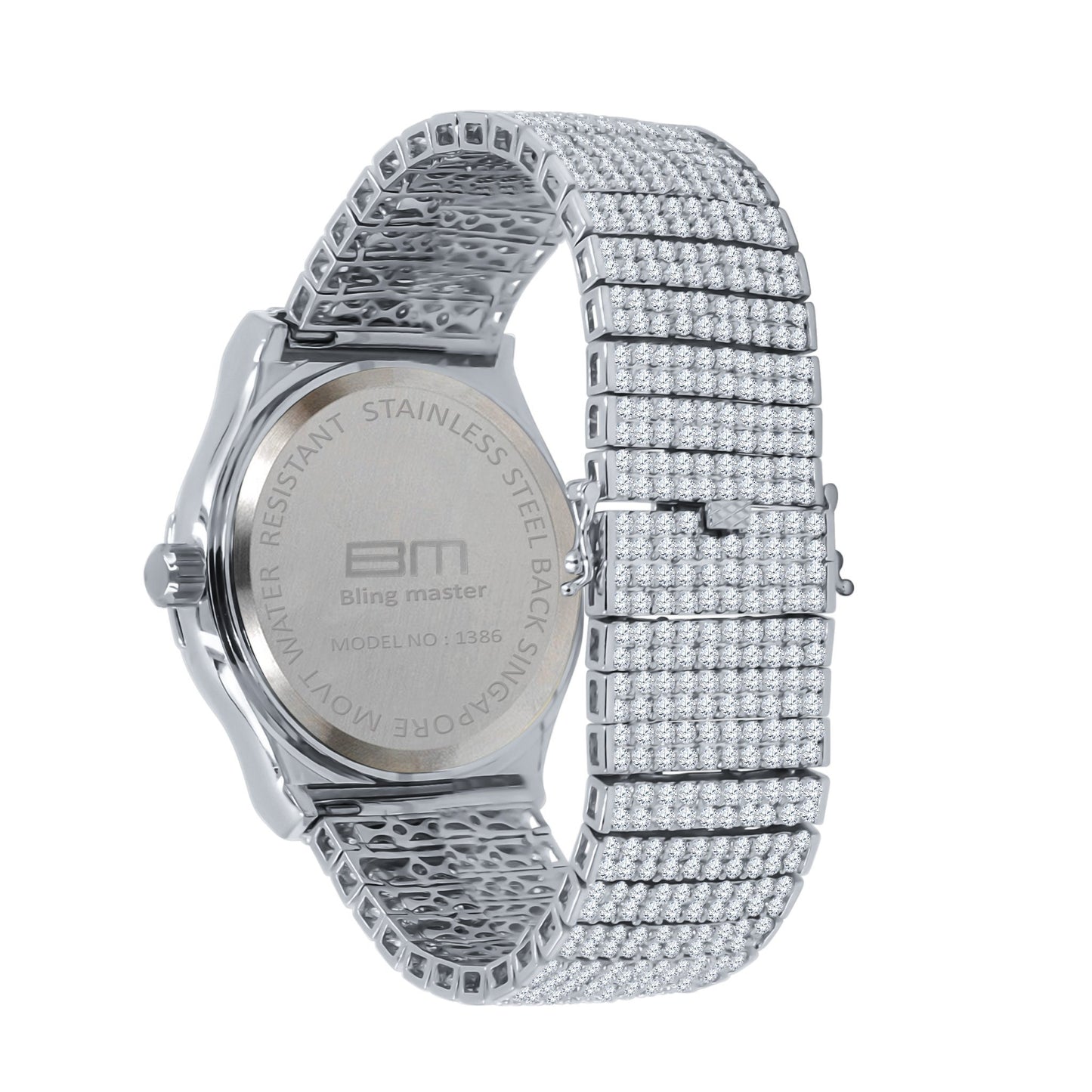 GALLANT CZ Watch | 5110331 - Stunning Rhodium Finish