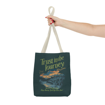 Trust in the journey Tote Bag (AOP) - StyleMZ