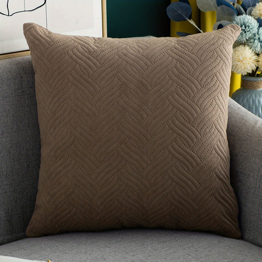 Velvet Square Cushion Cover Soft Luxurious Plush Decor