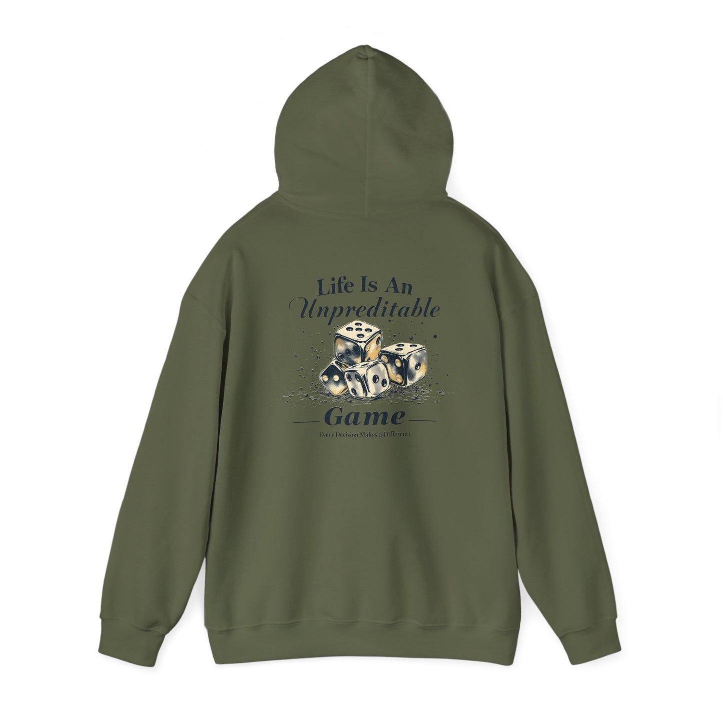 Life Is An Unpredictable Game Unisex Heavy Blend™ Hooded Sweatshirt