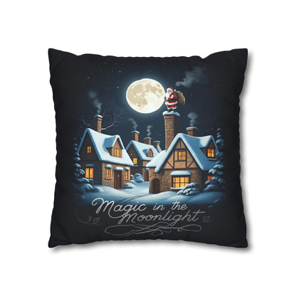 StyleMZ -  Magic in the moonlight Spun Polyester Square Pillowcase  - StyleMZ