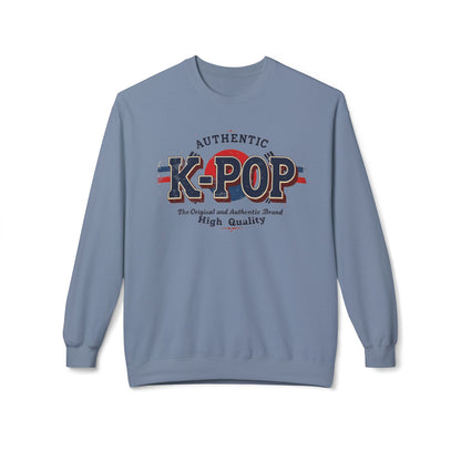 K-POP Unisex Midweight Softstyle Fleece Crewneck Sweatshirt - StyleMZ