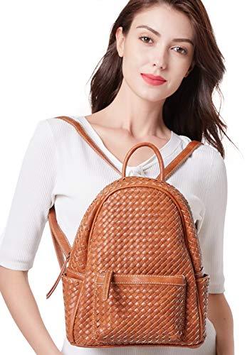 Women Backpack Purse Woven Trendy Stylish Casual Handbag