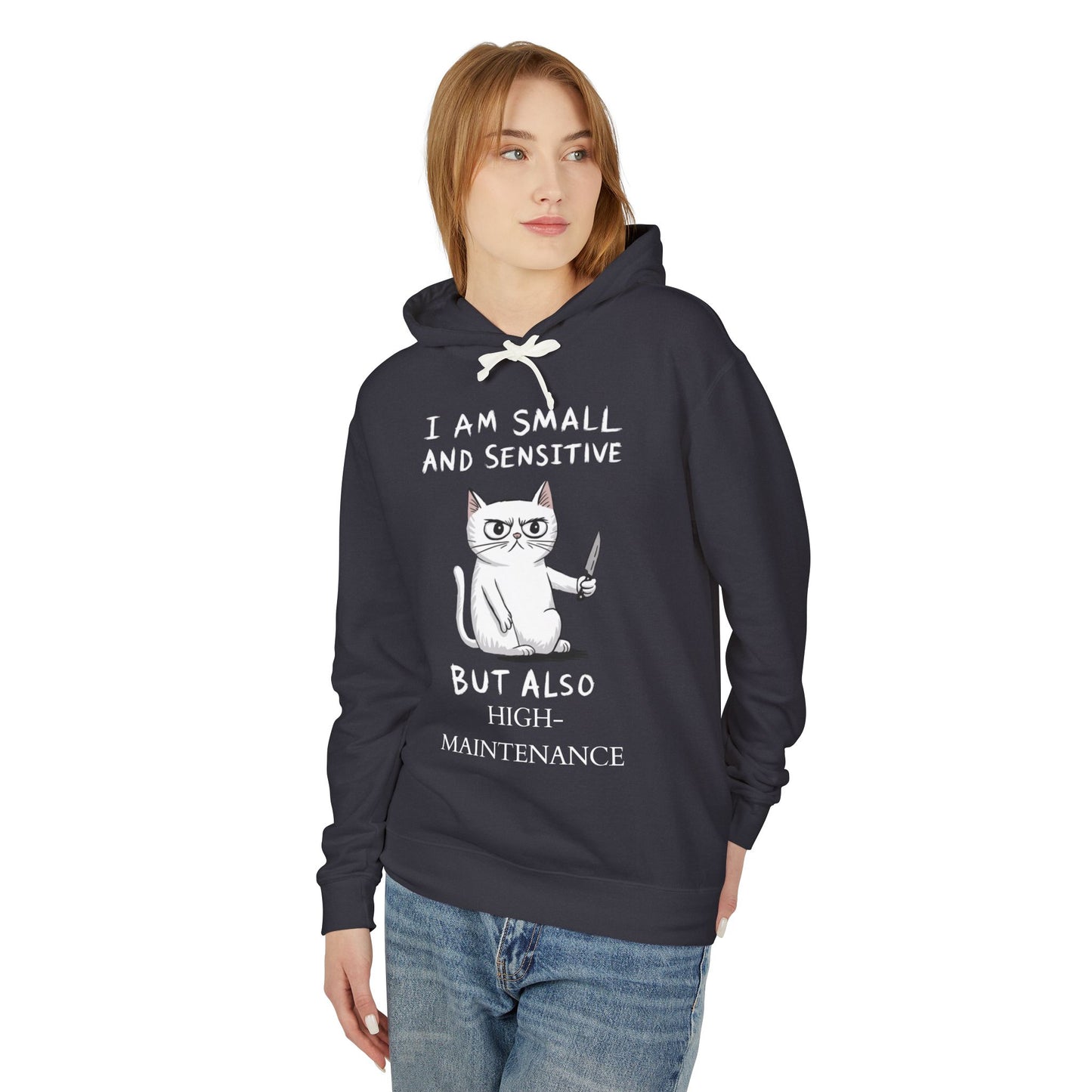 I'm high maintenance Unisex Lightweight Hooded Sweatshirt  - StyleMZ