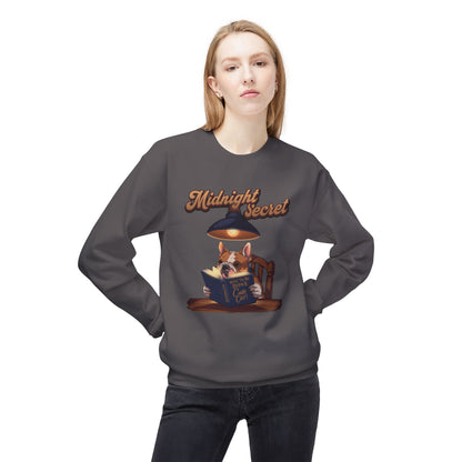 Korea -  Midnight secret II-how to be a super cute cat II Unisex Midweight Softstyle Fleece Crewneck Sweatshirt  - StyleMZ