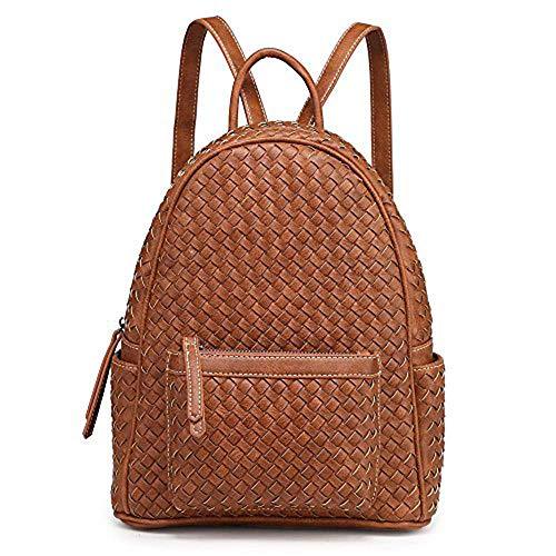 Women Backpack Purse Woven Trendy Stylish Casual Handbag