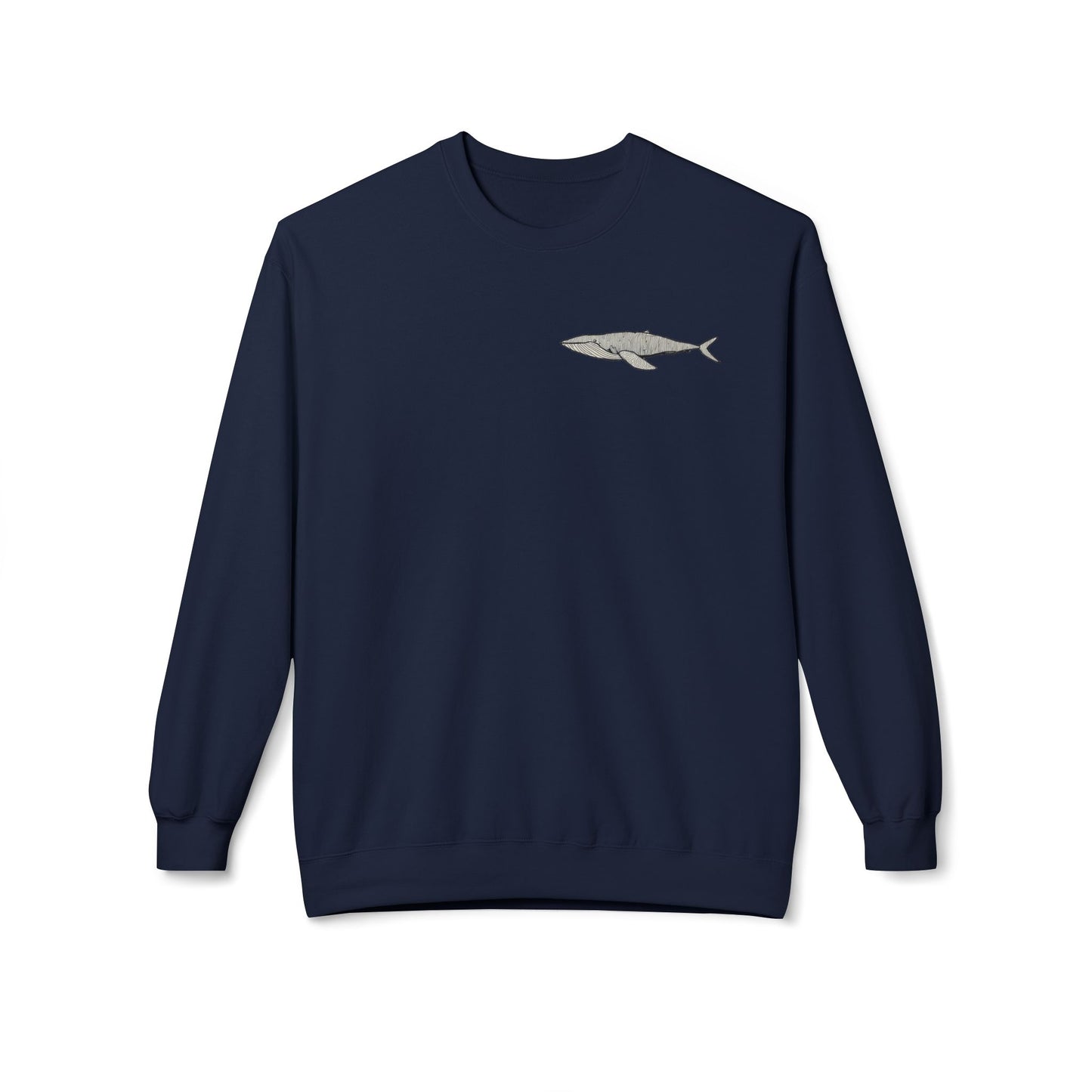 For Whales Unisex Midweight Softstyle Fleece Crewneck Sweatshirt - StyleMZ