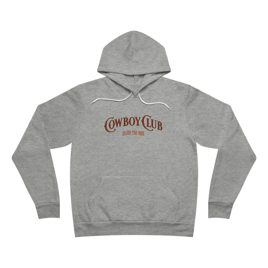 Sudadera con capucha unisex de forro polar con esponja de Cowboy Club de Corea - StyleMZ 