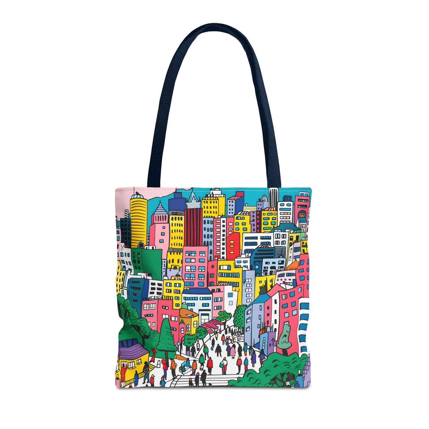 Seoul's hill neighborhoods Tote Bag (AOP) - StyleMZ