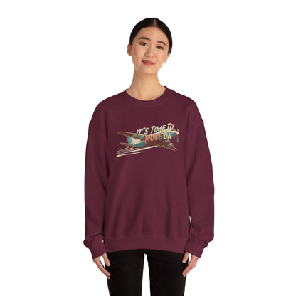 It's time to move on Unisex Heavy Blend™ Crewneck Sweatshirt - StyleMZ