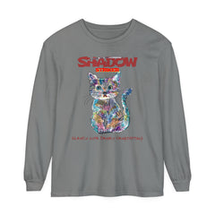 Korea -  Shadow Striker Unisex Garment-dyed Long Sleeve T-Shirt  - StyleMZ