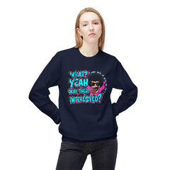 Interested? Unisex Midweight Softstyle Fleece Crewneck Sweatshirt  - Korea  - StyleMZ