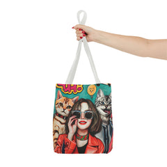 Korea -  Hi! Cats Tote Bag (AOP)  - StyleMZ