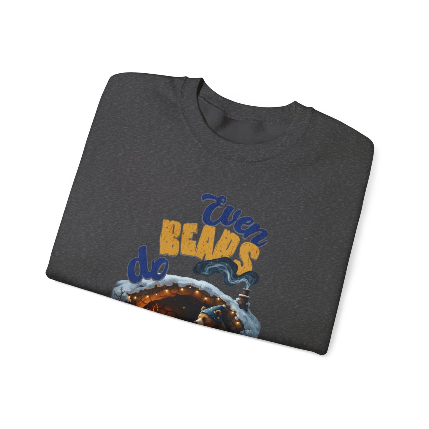 Even bears do reading Unisex Heavy Blend™ Crewneck Sweatshirt - StyleMZ - Stylemz