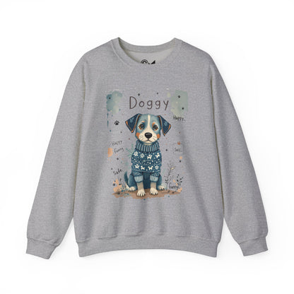 Doggy fun, safe Unisex Heavy Blend™ Crewneck Sweatshirt - StyleMZ