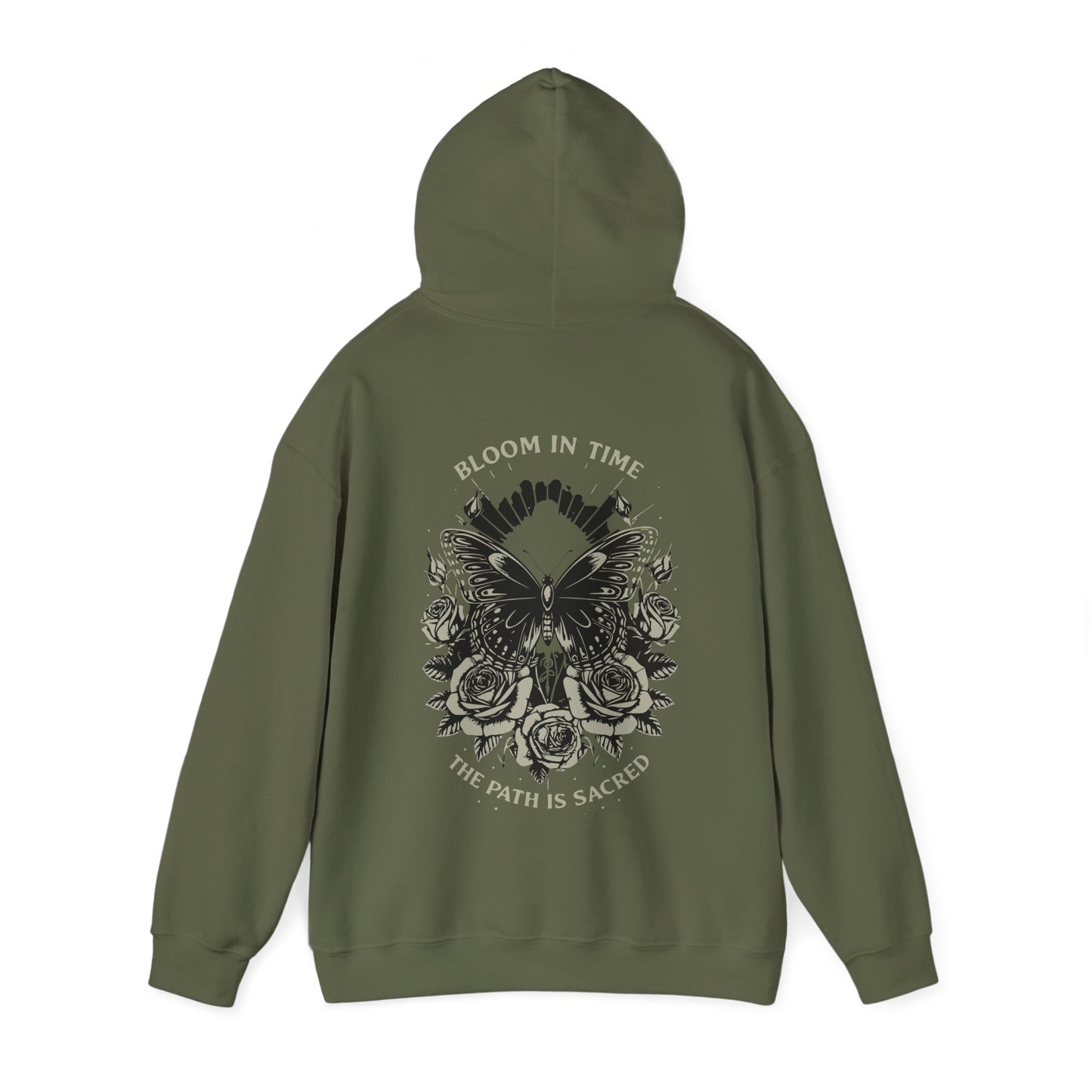 Bloom in Time Unisex Heavy Blend™ Hooded Sweatshirt - StyleMZ