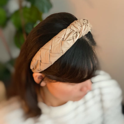 Milano Woven And Knotted Headband for Chic Style