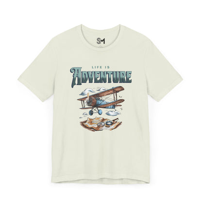 Life is adventure Unisex Jersey Short Sleeve Tee - Stylemz