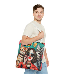 Korea -  Hi! Cats Tote Bag (AOP)  - StyleMZ