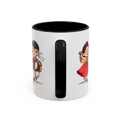 Korea -  Dance of joy Accent Coffee Mug (11, 15oz)  - StyleMZ