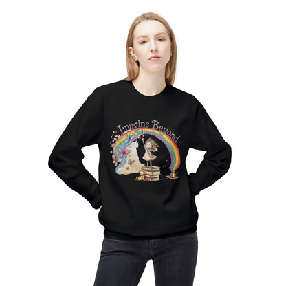 Imagine beyond Unisex Midweight Softstyle Fleece Crewneck Sweatshirt - StyleMZ