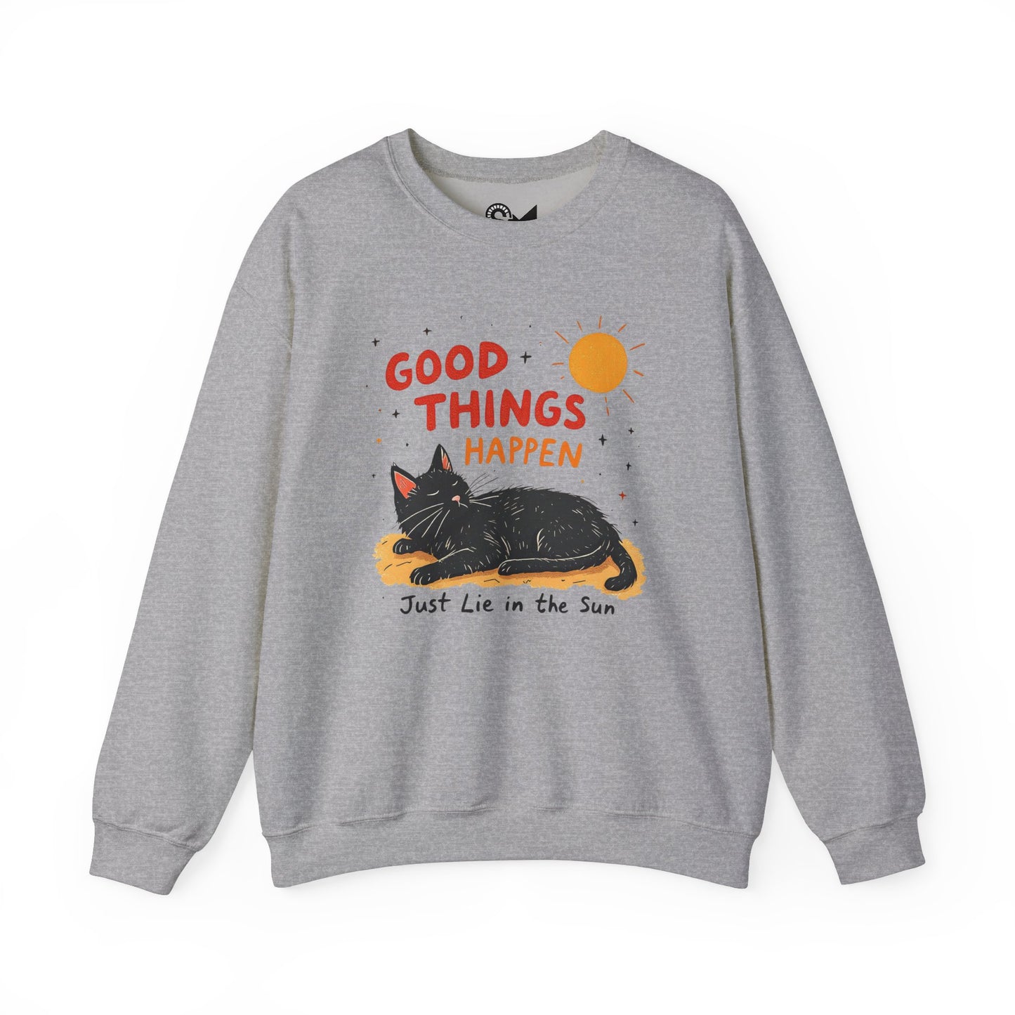 Good things happen Unisex Heavy Blend™ Crewneck Sweatshirt