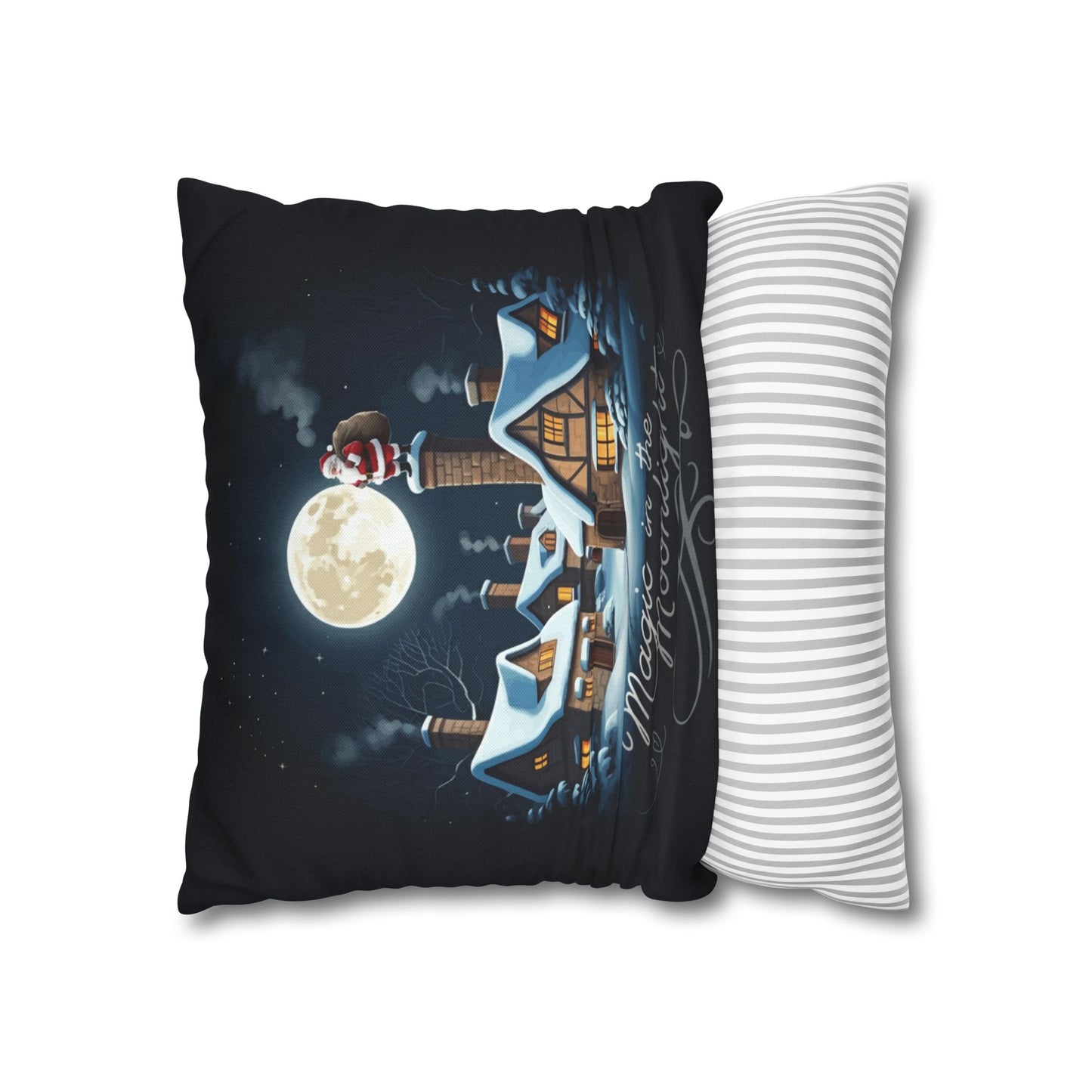 StyleMZ -  Magic in the moonlight Spun Polyester Square Pillowcase  - StyleMZ