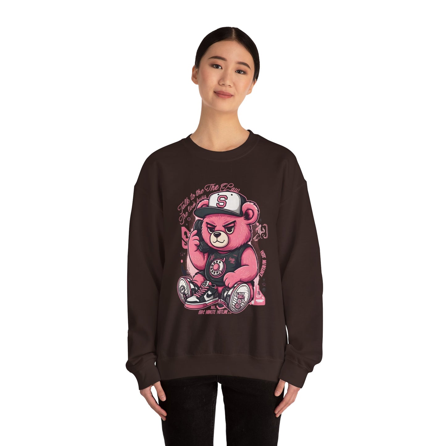 Talk to the Paw Unisex Heavy Blend™ Crewneck Sweatshirt - StyleMZ - Stylemz