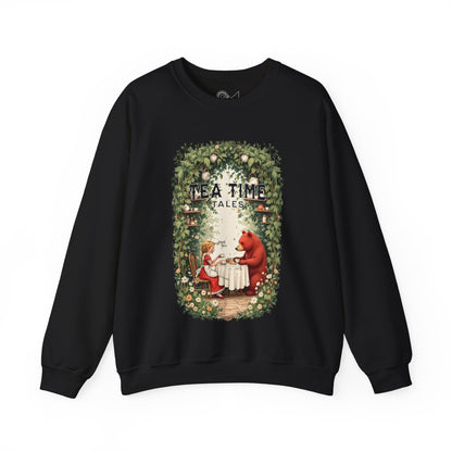 Tea time tales Unisex Heavy Blend™ Crewneck Sweatshirt - StyleMZ