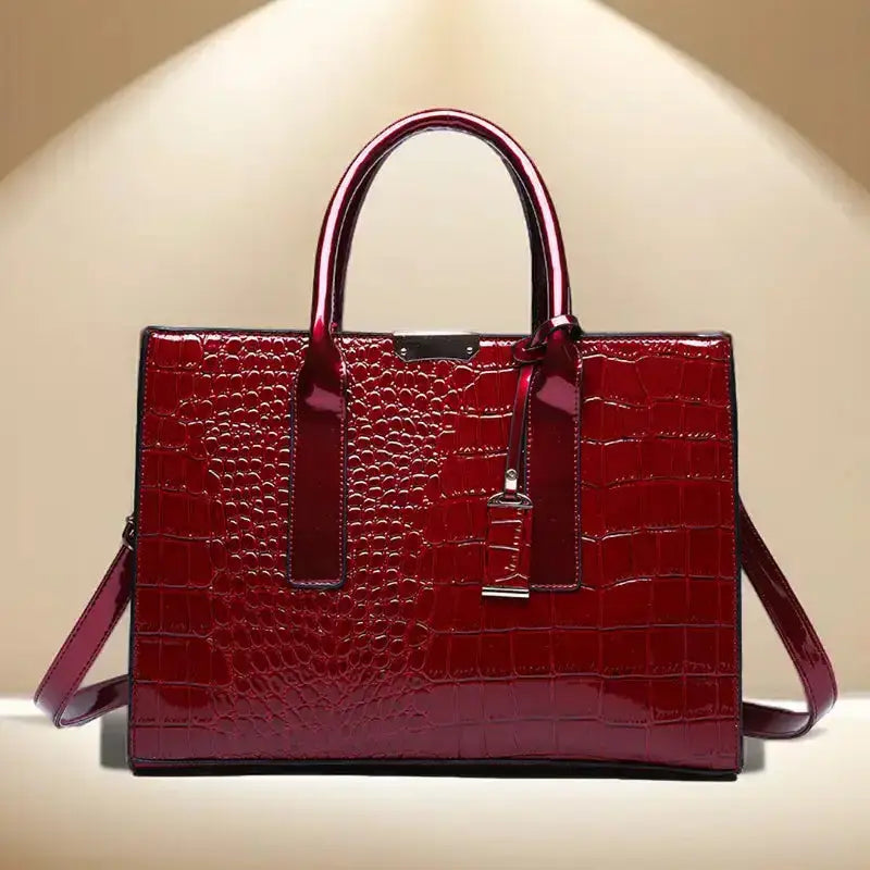 Crocodile Print Women Handbag - Stylemz