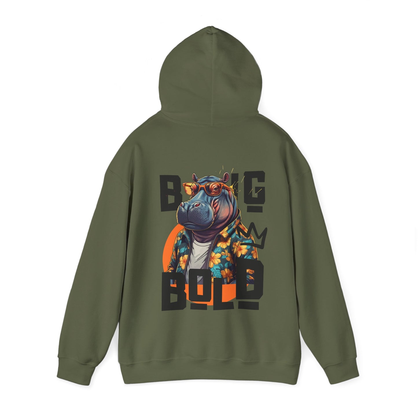 Big Bold Unisex Heavy Blend™ Hooded Sweatshirt - StyleMZ