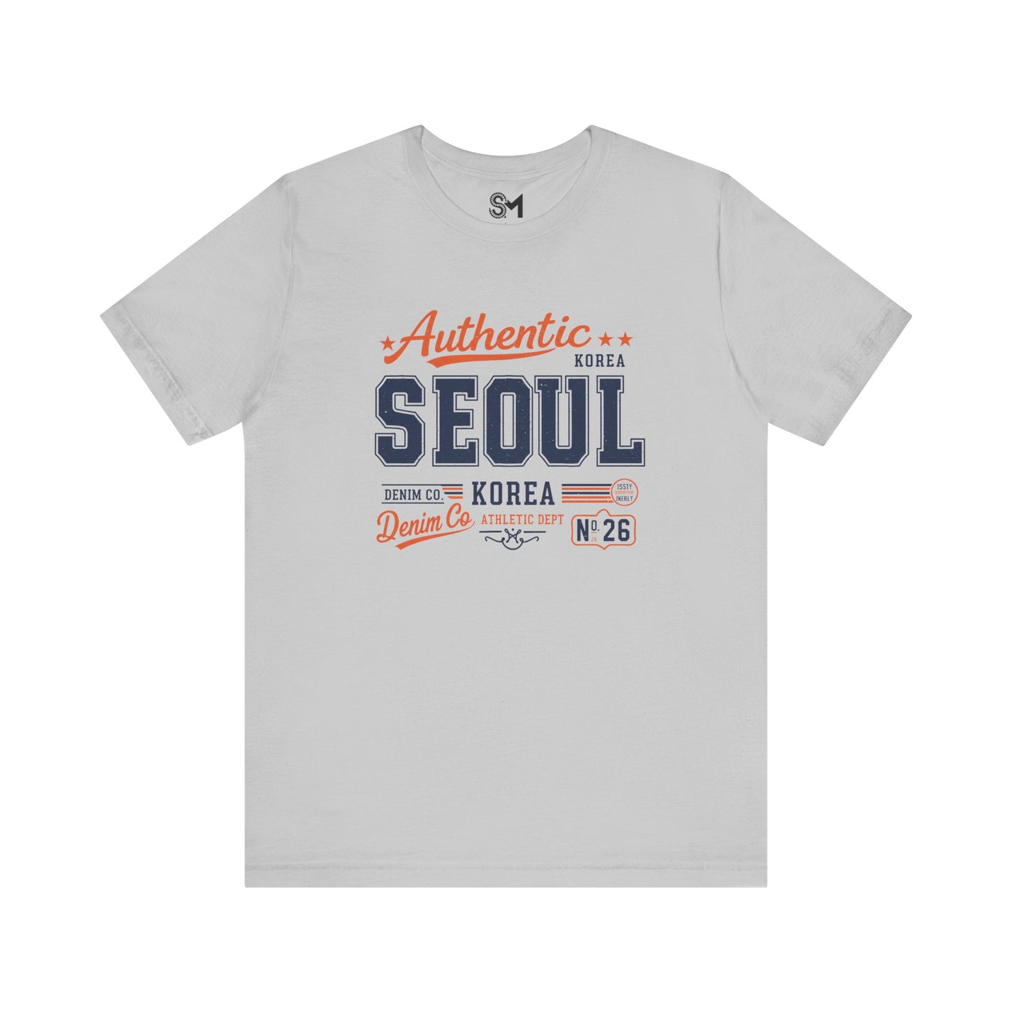 SEOUL KOREA Athletic Dept. Unisex Jersey Short Sleeve Tee