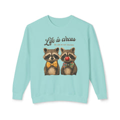 Korea -  Life is circus Unisex Lightweight Crewneck Sweatshirt  - StyleMZ