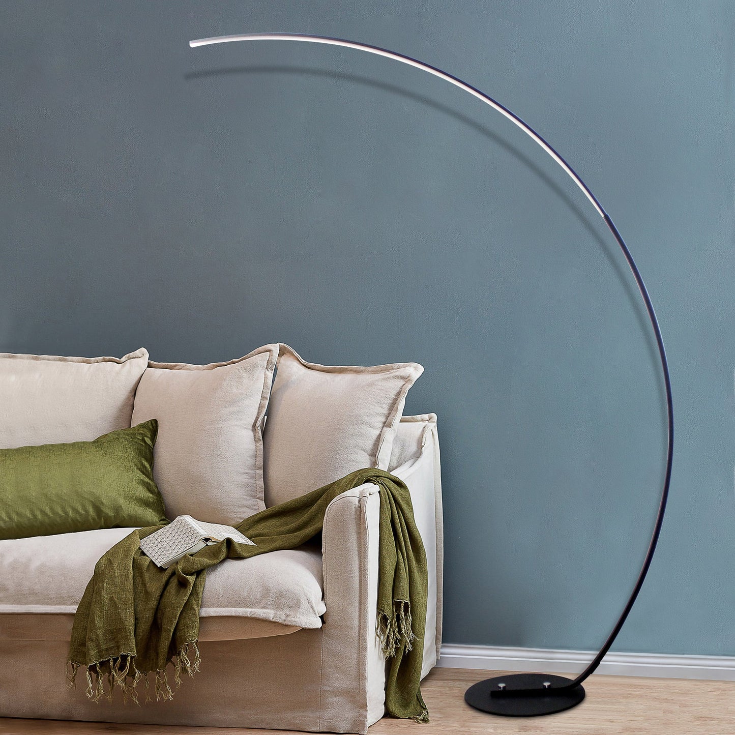 RGBW Modern Curve Floor Lamp New Version with Remote Control