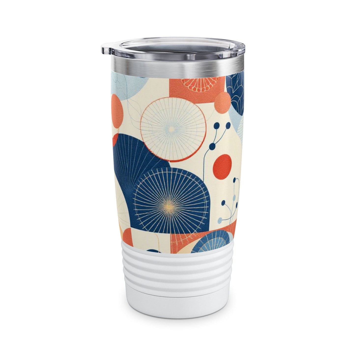 Contemporary Korean Geometric Motifs Ringneck Tumbler, 20oz - StyleMZ