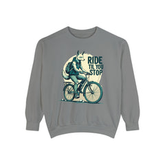 Corea - Sudadera unisex teñida en prenda Ride till you stop - StyleMZ 