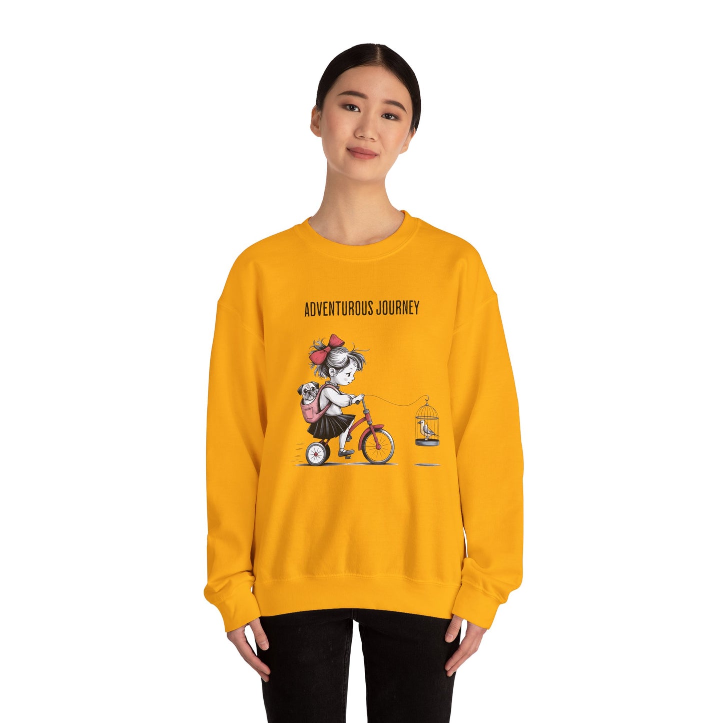 Adventurous Journey Unisex Heavy Blend™ Crewneck Sweatshirt - StyleMZ