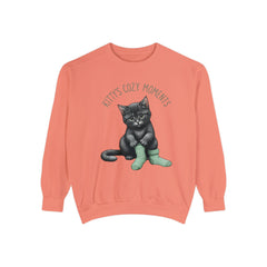 Corea - Momento acogedor de Kittt Sudadera unisex teñida en prenda - StyleMZ 