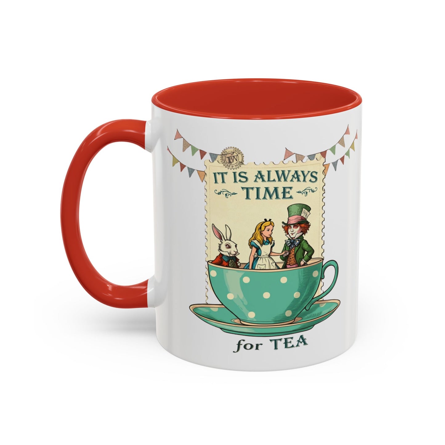 It is always time for tea Accent Coffee Mug (11, 15oz) - StyleMZ