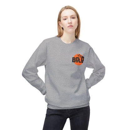 Big Bold Unisex Midweight Softstyle Fleece Crewneck Sweatshirt - StyleMZ