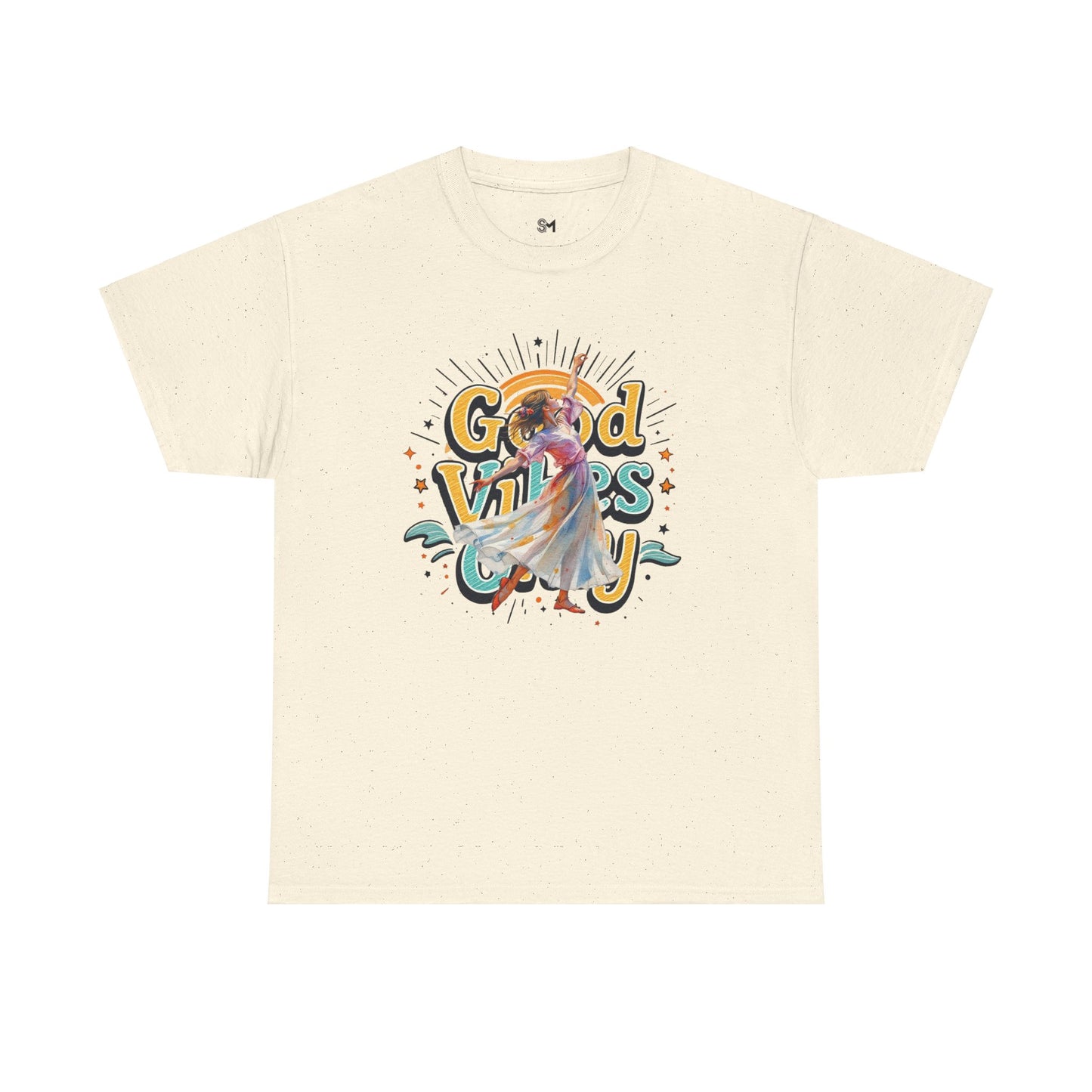 Good vibes only Unisex Heavy Cotton Tee - Stylemz