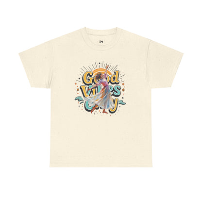 Good vibes only Unisex Heavy Cotton Tee - Stylemz