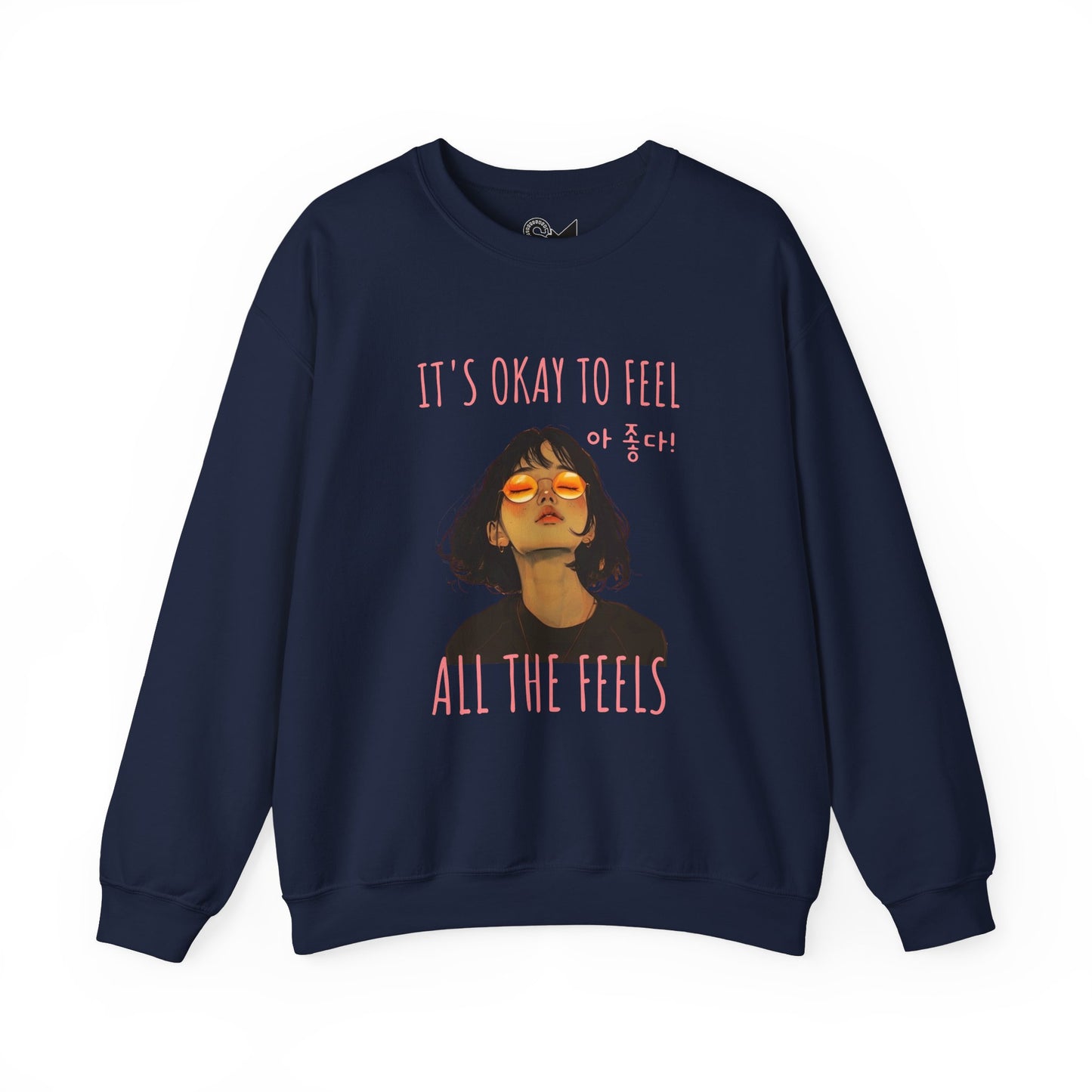 It's OK to feel Unisex Heavy Blend™ Crewneck Sweatshirt - StyleMZ