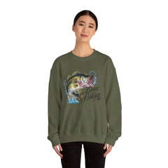 Corea - Sudadera unisex de cuello redondo Gone Fishing Heavy Blend™ - StyleMZ 