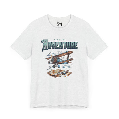 Life is adventure Unisex Jersey Short Sleeve Tee - Stylemz