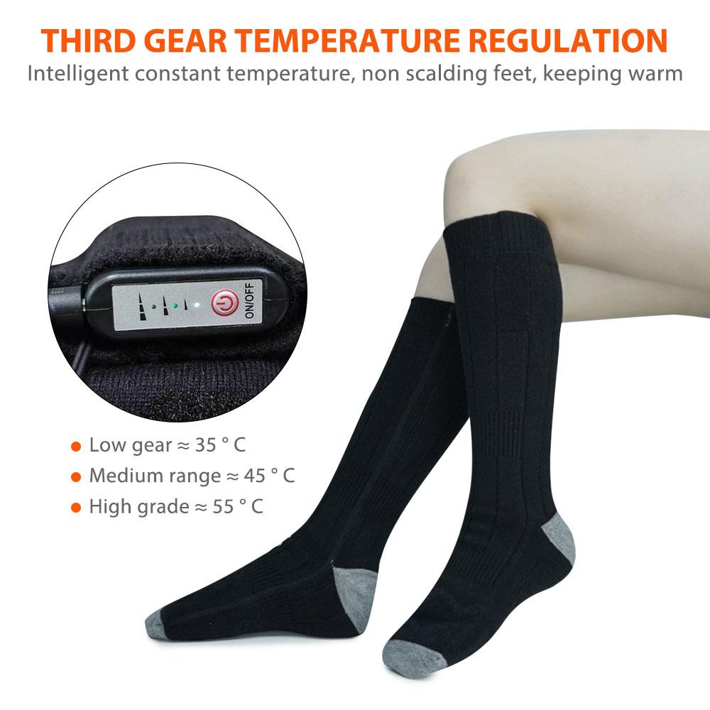 Battery Heated Socks Rechargeable Thermal Warming Socks