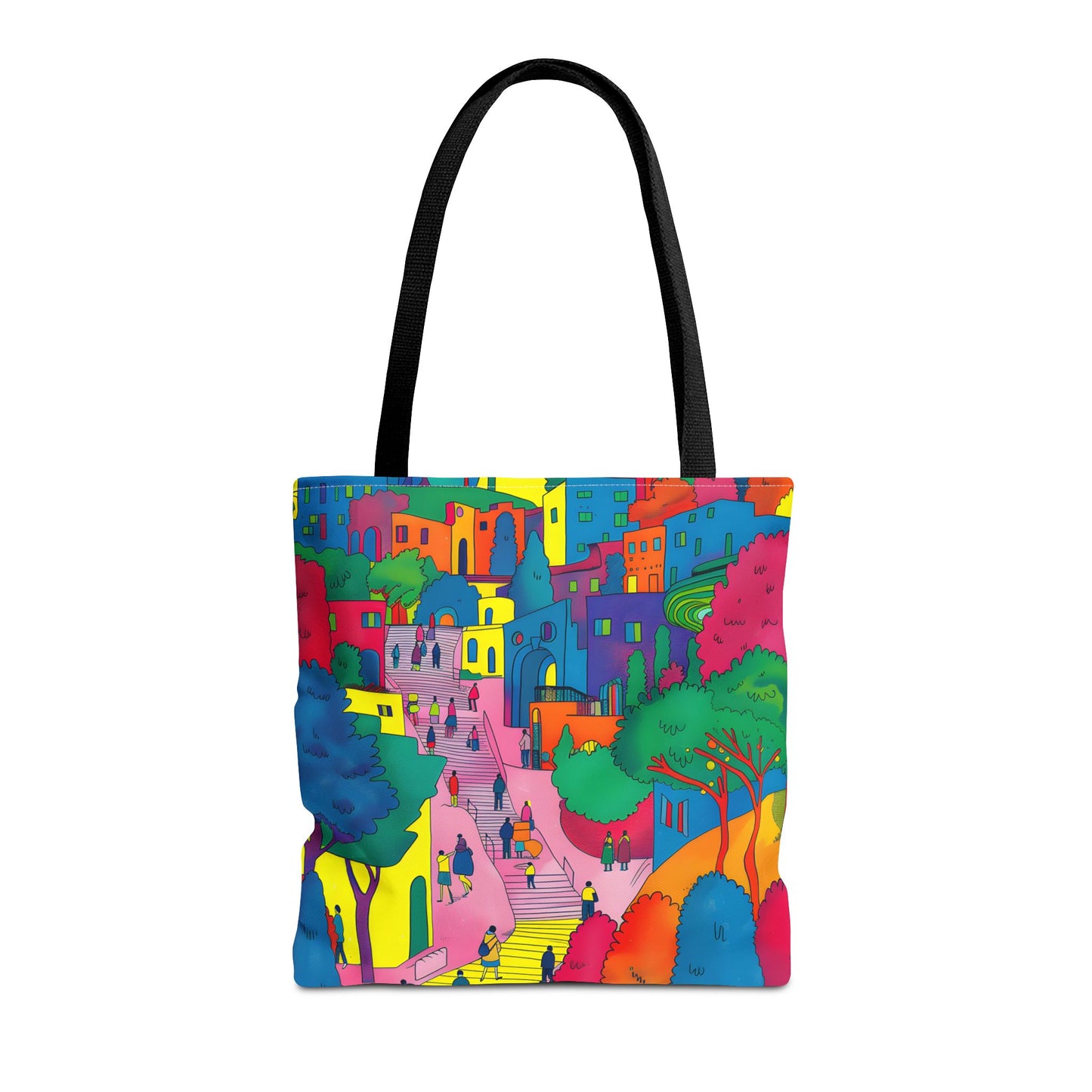 The hillside village in Korea Tote Bag (AOP) - StyleMZ