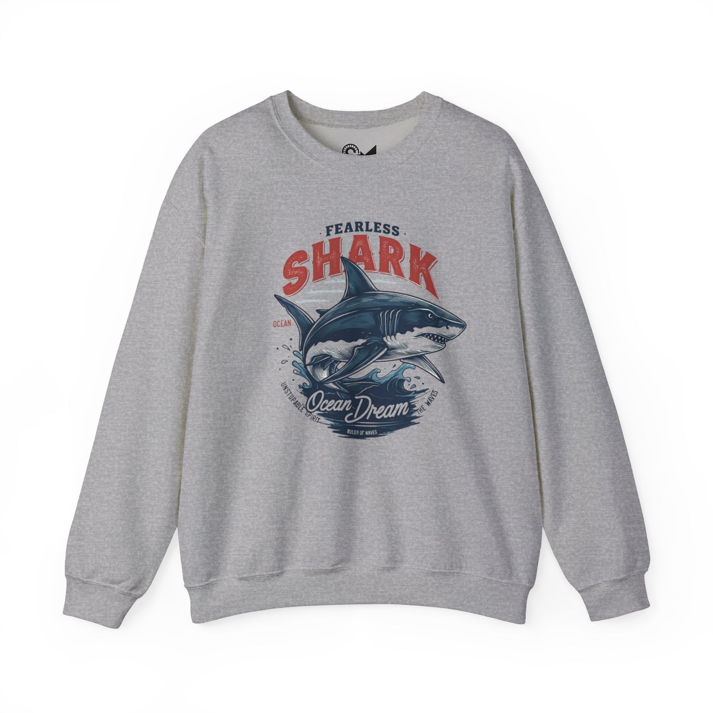 Fearless shark Unisex Heavy Blend™ Crewneck Sweatshirt - StyleMZ