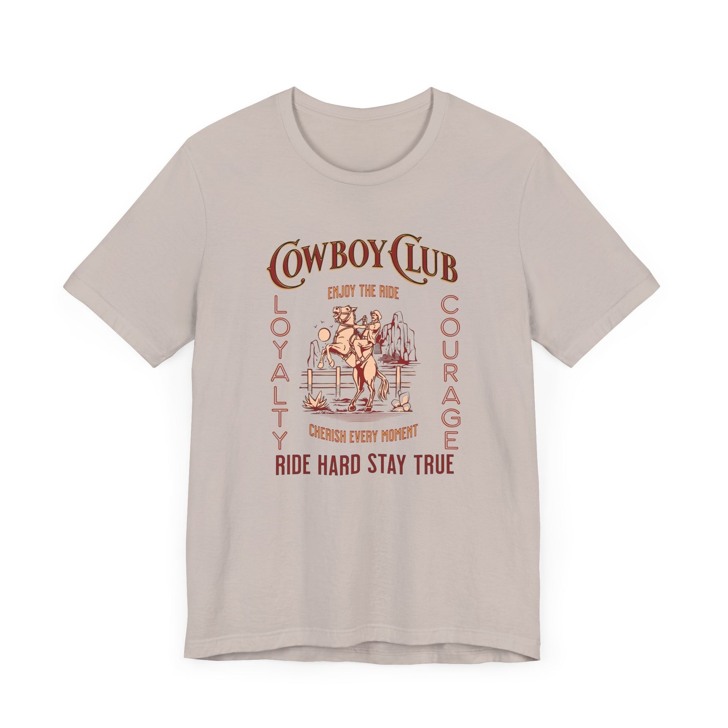 Cowboy club Unisex Jersey Short Sleeve Tee